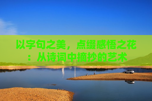 以字句之美，点缀感悟之花：从诗词中摘抄的艺术